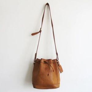 RALPH LAUREN VINTAGE DRAWSTRING BUCKET BAG